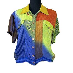 Sacred Threads Multicolor Patchwork Jacket